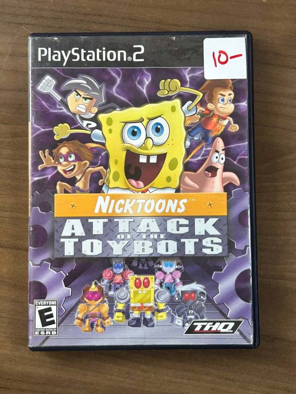 Nicktoons Attack of the Toybots Sony PlayStation 2 PS2 2007 Disc & Case